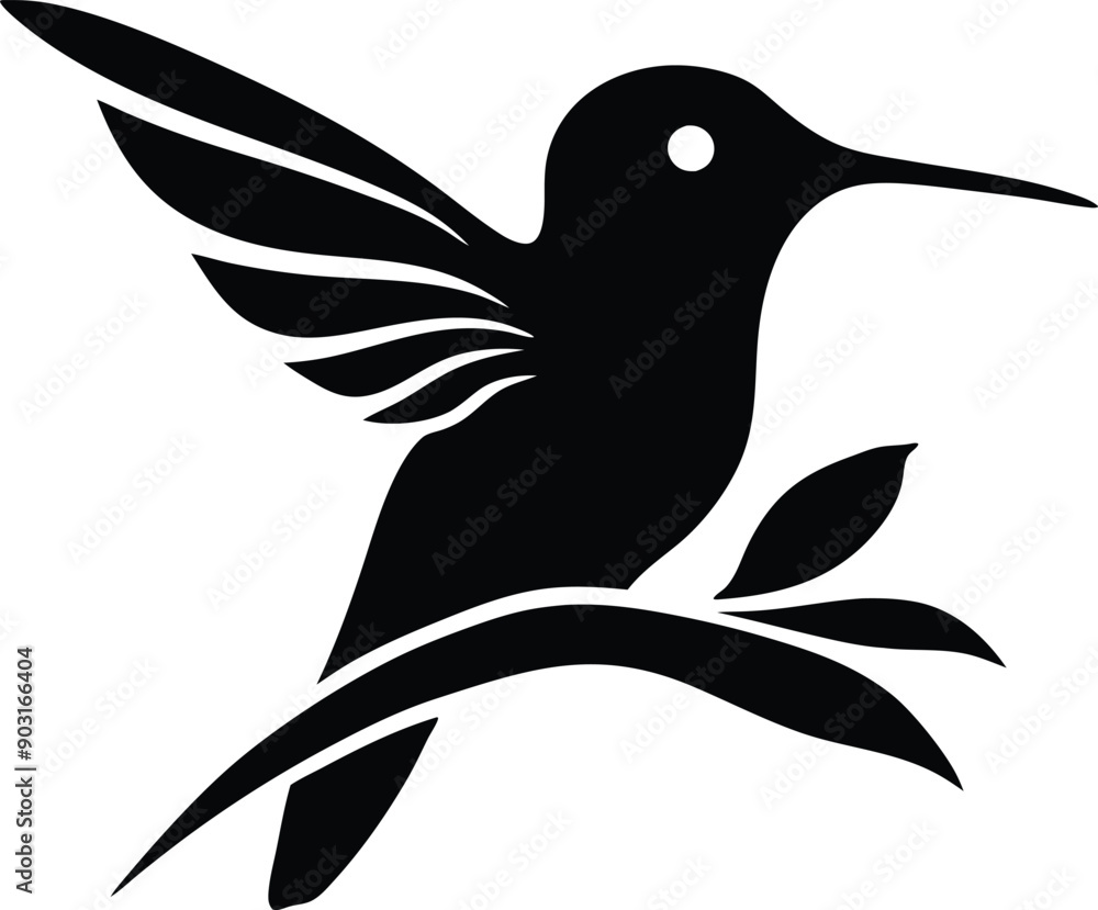 Obraz premium bird, vector, eagle, silhouette, flying, animal, Adobe Illustrator Artwork