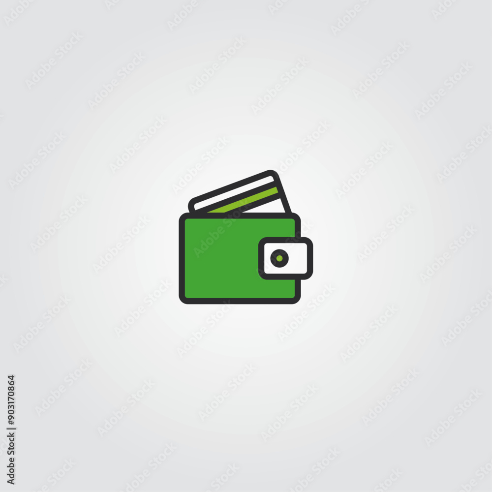 Money bag Mastercard icon flat vector design Money bag Mastercard icon flat vector design