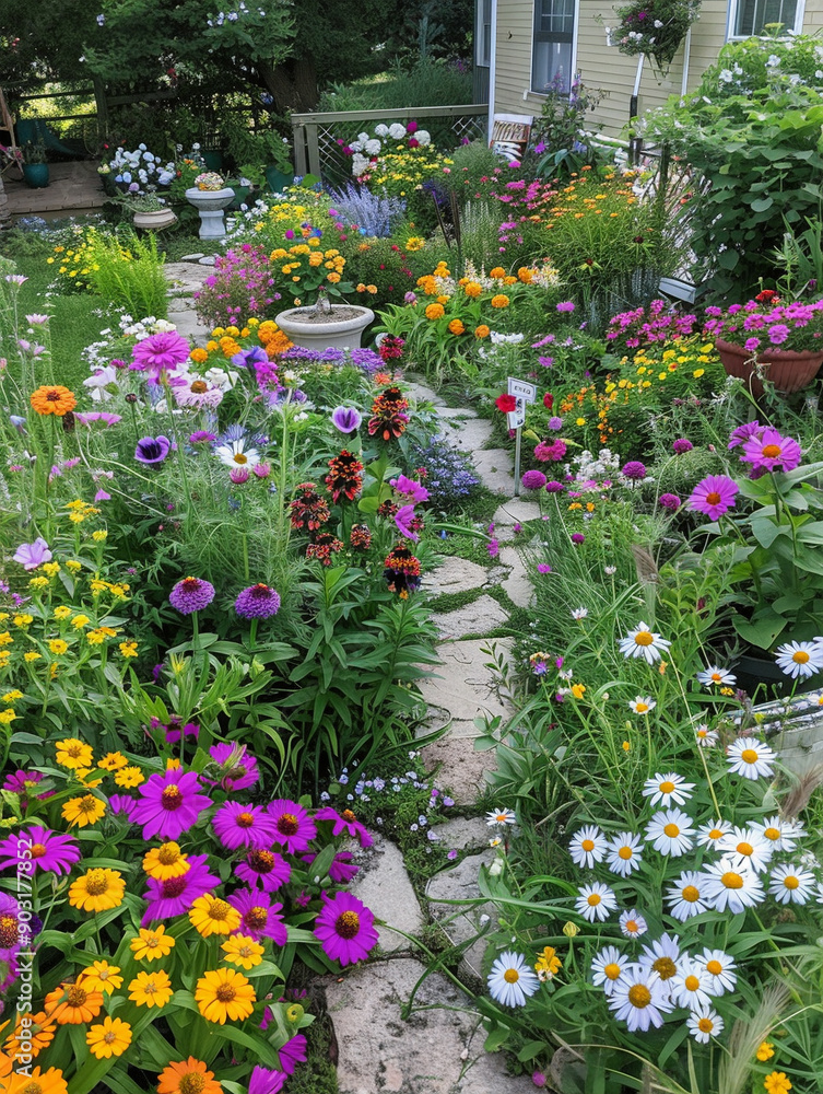 Fototapeta premium flowers in garden