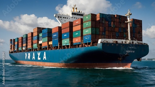 Im Rhythmus des Handels: Ein Containerschiff unterwegs