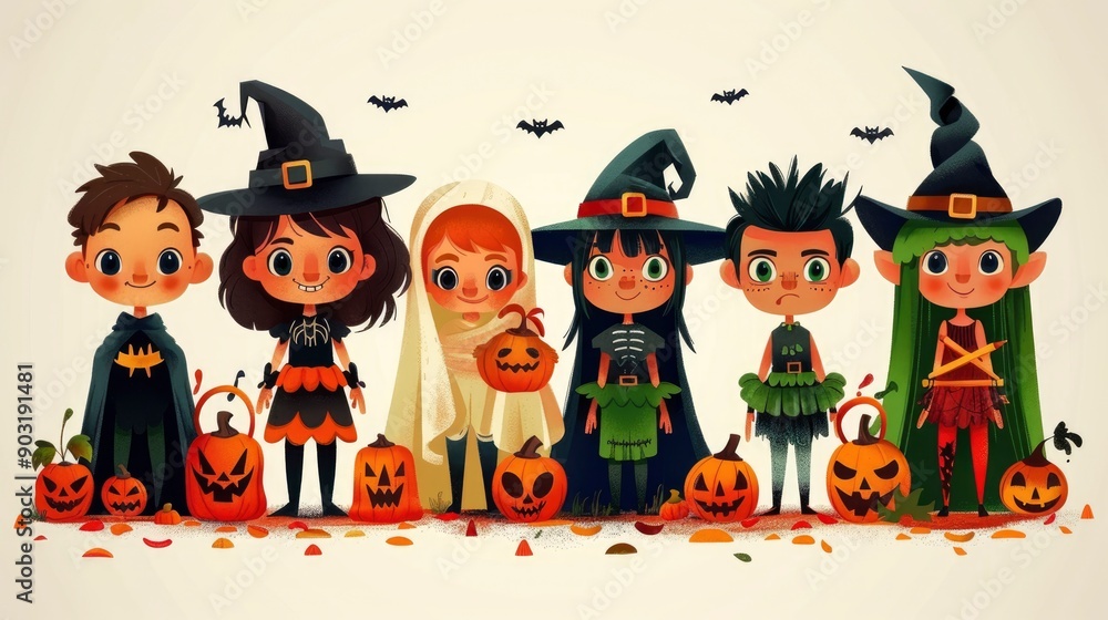 Cute Kids Dressed Up for Halloween Cute Kids Dressed Up for Halloween