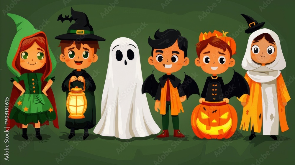 Cute Kids in Halloween Costumes Cute Kids in Halloween Costumes