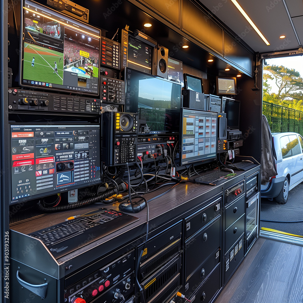 Sports Broadcasting Studio on Wheels: A Versatile Solution for Live Coverage Sports Broadcasting Studio on Wheels: A Versatile Solution for Live Coverage
