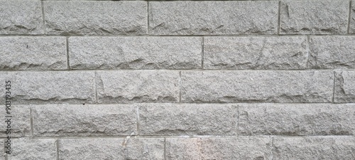 Wallpaper Mural grey cinder block wall full frame background Torontodigital.ca