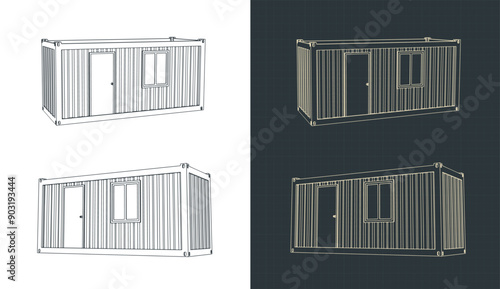 Container house drawings