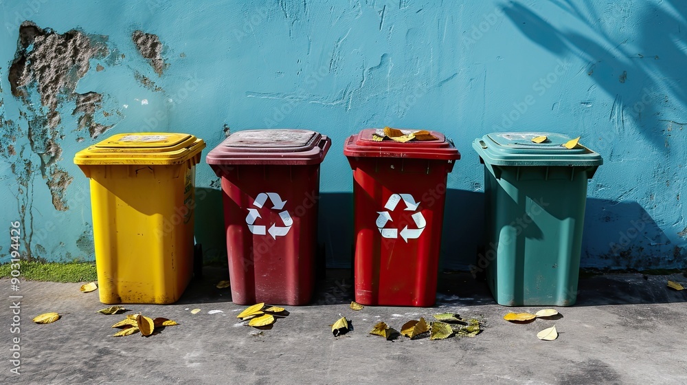 waste managment and recycling concept waste managment and recycling concept