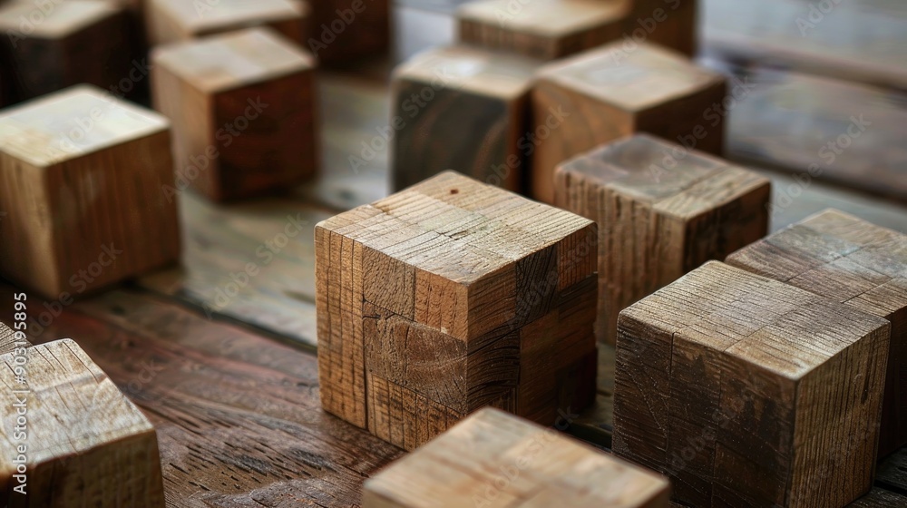 Strategies for Achieving Business Goals with Iconic Wood Blocks Strategies for Achieving Business Goals with Iconic Wood Blocks