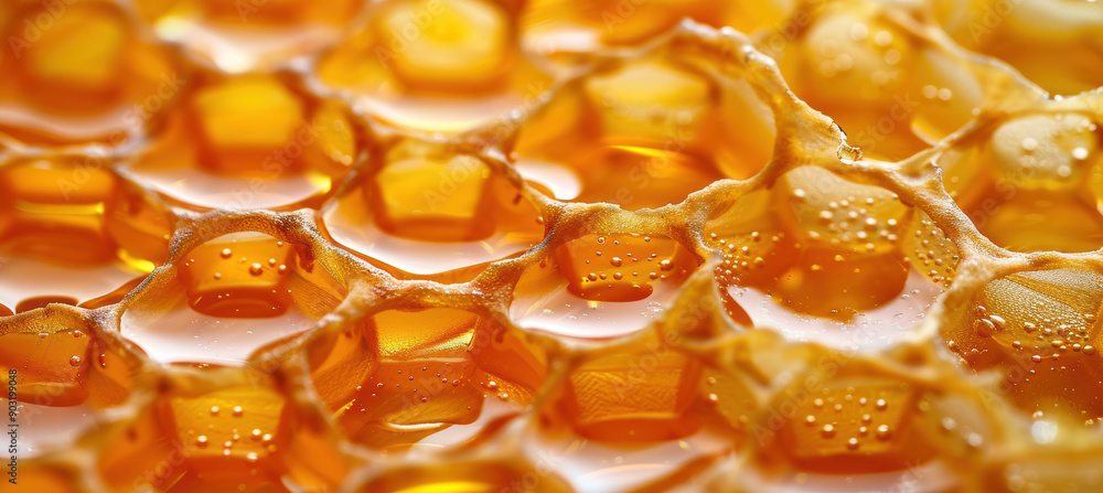 Abstract Honey Texture in Golden Color Abstract Honey Texture in Golden Color