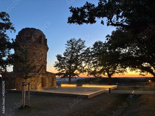 Sightseeing in Radebeul Saxony Spitzhaus Bismarckturm