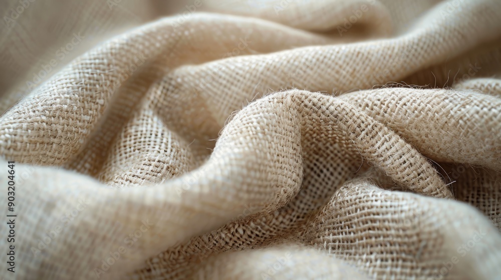 Soft beige fabric texture close-up on a background Soft beige fabric texture close-up on a background