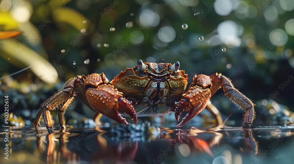 close up of crab close up of crab