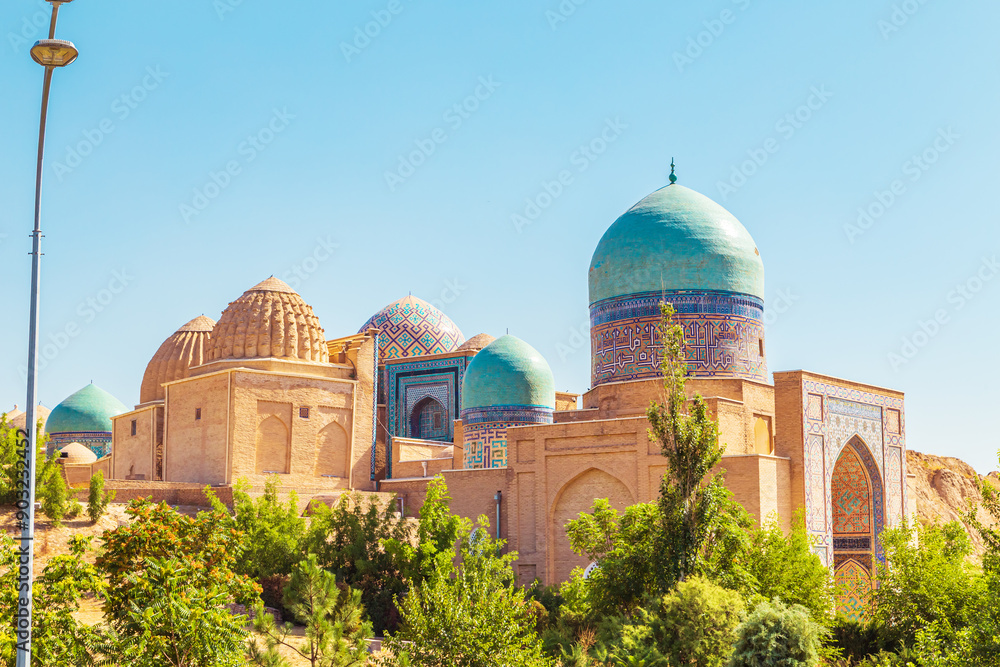 Obraz premium The ensemble of mausoleums Shahi-Zinda. Samarkand, Uzbekistan.