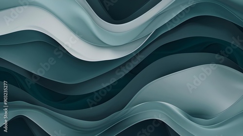 Elegant abstract waves inconspicuous header