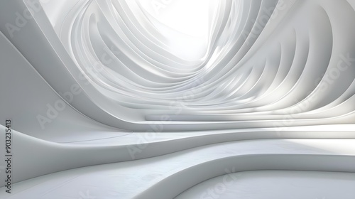 Luxury parametric abstract architecture