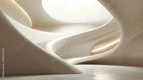 Luxury parametric abstract architecture