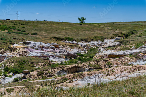 The Paint Mines outside of Calhan Colorado photo