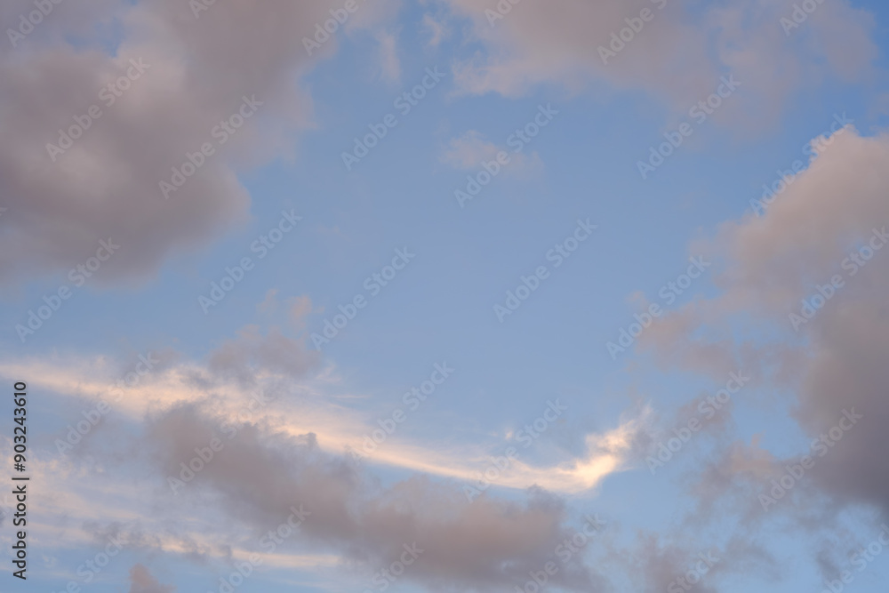 Fototapeta premium 夕暮れ雲