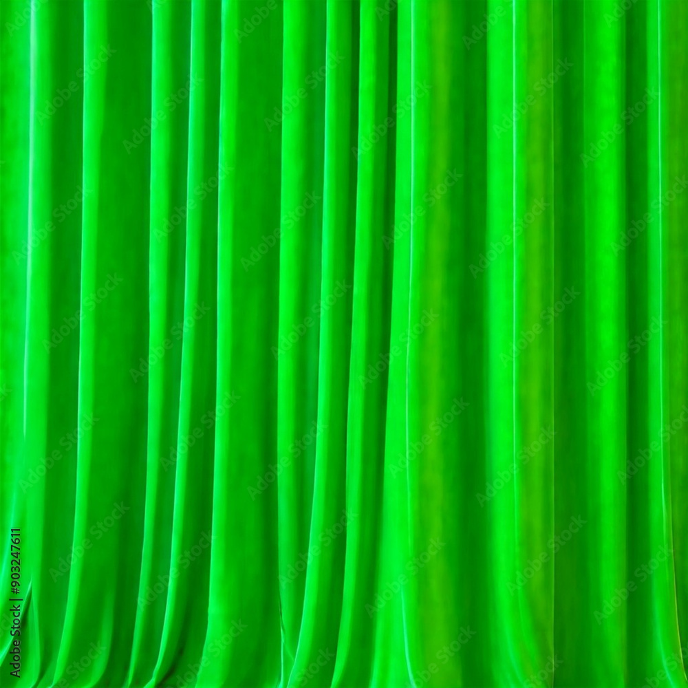Curtain with soft smooth flowing folds. Deep green color and luxurious texture create a dramatic and elegant atmosphere. Decoration and interior design. Expensive curtain made of rich fabric. AI Curtain with soft smooth flowing folds. Deep green color and luxurious texture create a dramatic and elegant atmosphere. Decoration and interior design. Expensive curtain made of rich fabric. AI