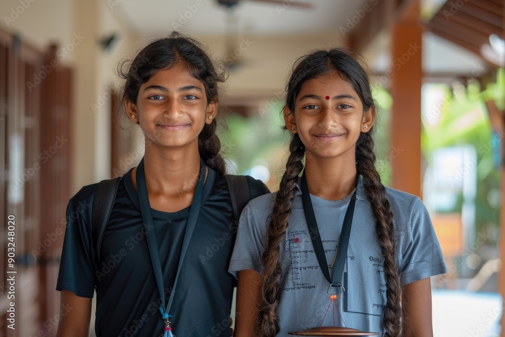 Indian siblings celebrate Raksha Bandhan festival with Poja Thali. Indian siblings celebrate Raksha Bandhan festival with Poja Thali.