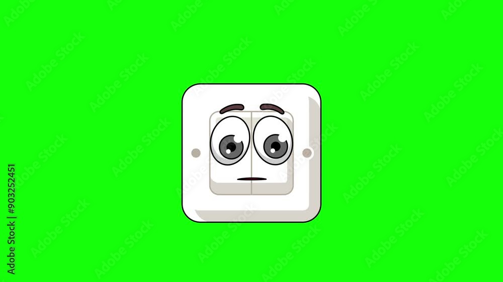 switch light character with a raised eyebrow, skeptic's face switch light character with a raised eyebrow, skeptic's face