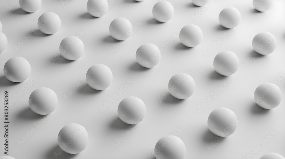 White geometric grid with small spheres White geometric grid with small spheres
