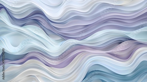 Soft background graphic with contemporary wave design