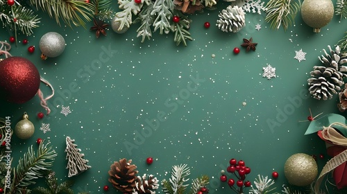 Winter themed home decor with various holiday elements