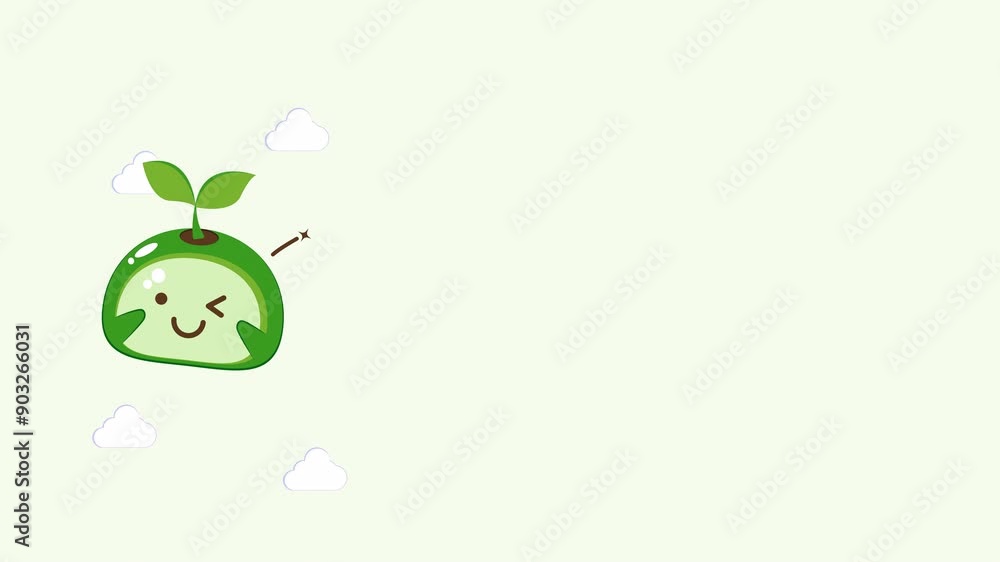 Go Green Presentation Template with Copyspace on the Right Side Go Green Presentation Template with Copyspace on the Right Side