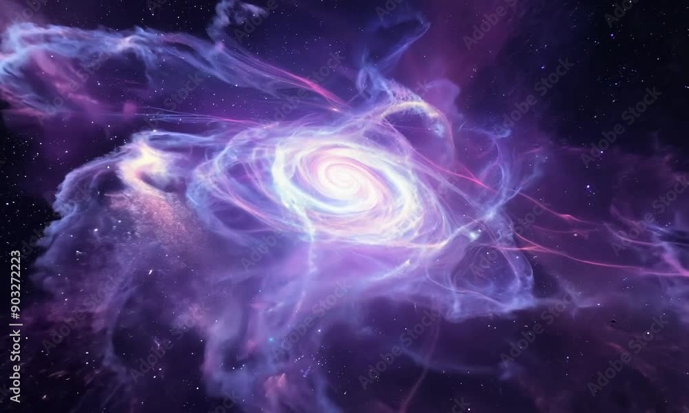 Energetic cosmic swirl with vibrant light patterns Energetic cosmic swirl with vibrant light patterns