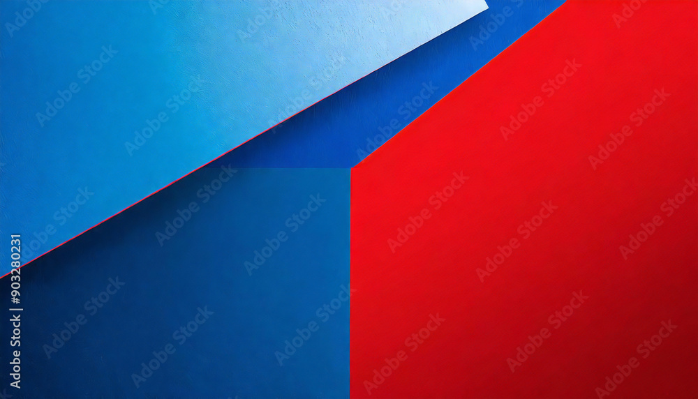 Two-sided background material, half red and half blue. Red background. Blue background. Two-sided background material, half red and half blue. Red background. Blue background.