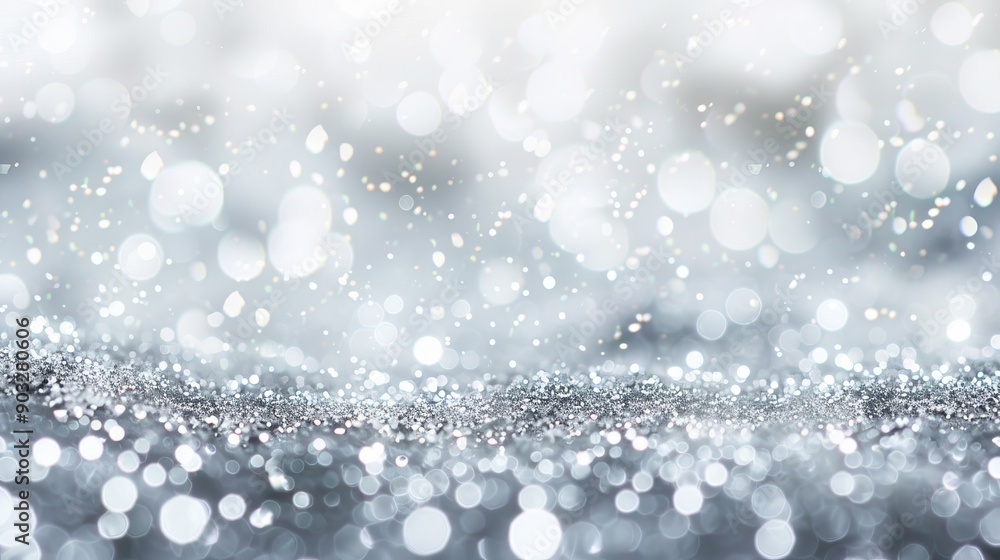 Shiny silver bokeh texture background Shiny silver bokeh texture background