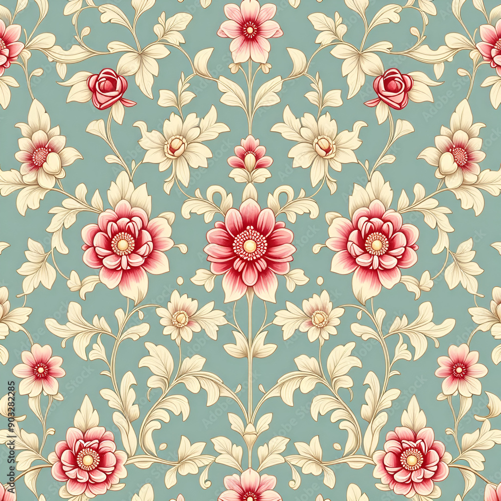 seamless pattern with flowers seamless pattern with flowers