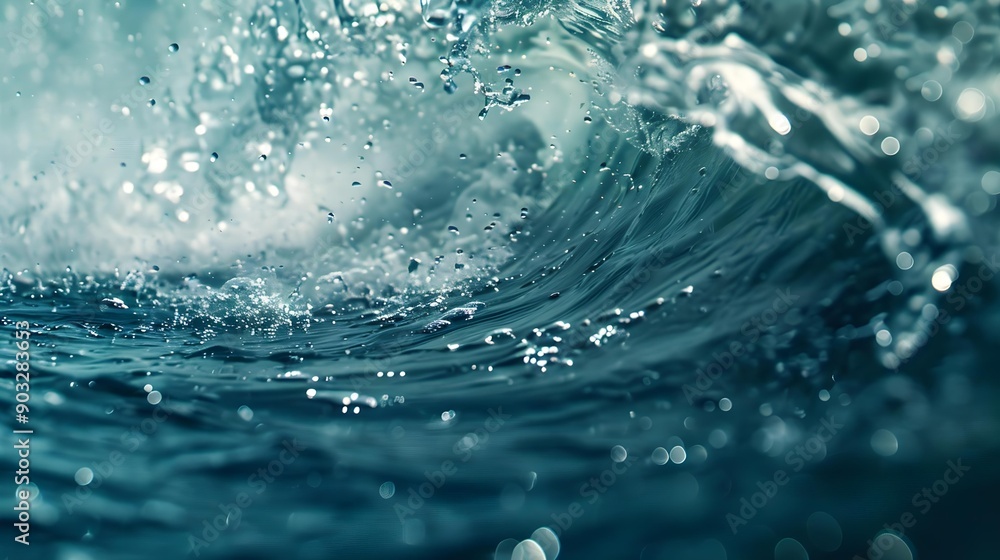 Close-up of wave on moving water surface Close-up of wave on moving water surface