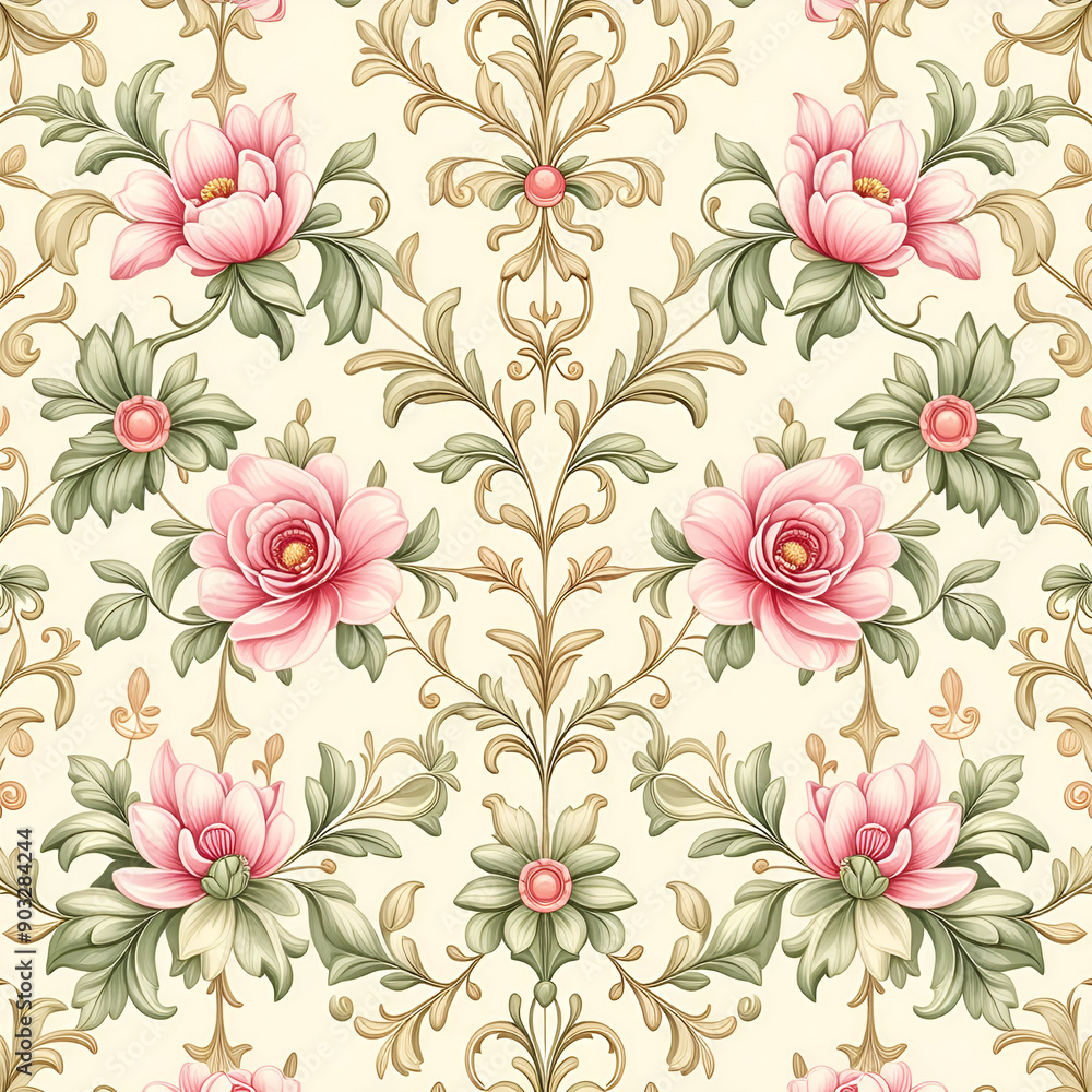 seamless pattern with flowers seamless pattern with flowers