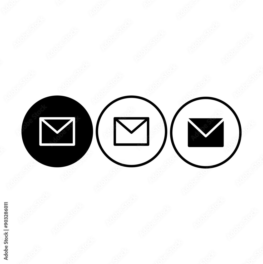 E mail Icons Set. E mail Icons Set.