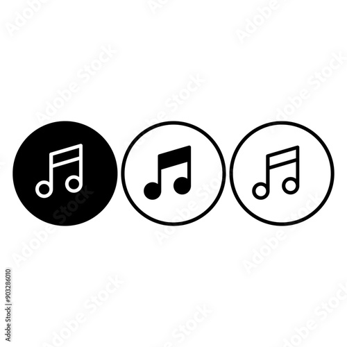 Music Icons Set.
