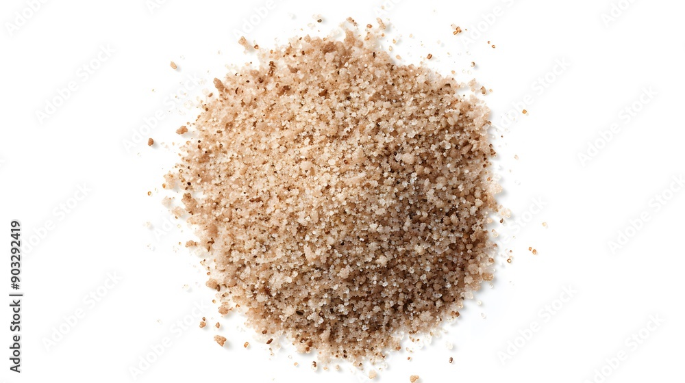 pile of sand on white pile of sand on white