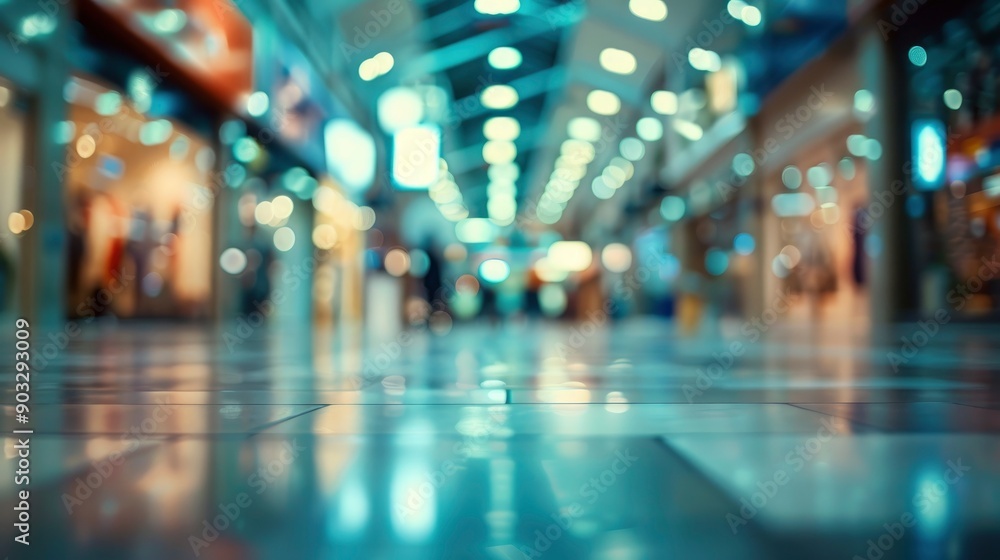 Abstract blurred shopping mall hall as background , ai Abstract blurred shopping mall hall as background , ai