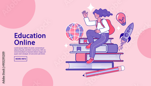 studying online, looking at pc screen learning web classes or having virtual call meeting remote working from home.