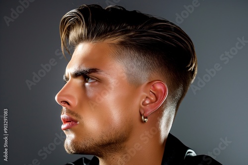 Wallpaper Mural Undercut with a pompadour for men Torontodigital.ca