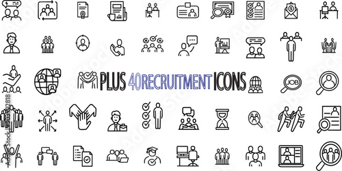 RECRUITEMENT  EDITABLE ICON  photo