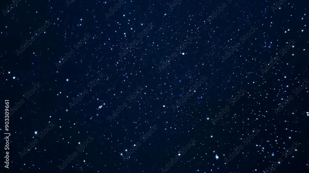 Starry night sky with distant galaxy, cosmic Starry night sky with distant galaxy, cosmic