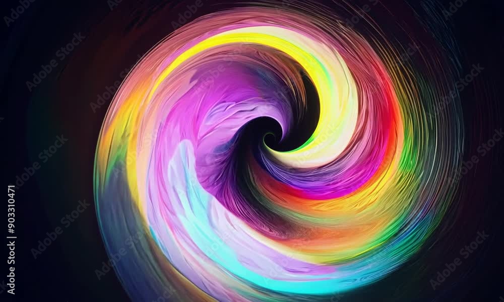 Abstract Swirling Colors Abstract Swirling Colors