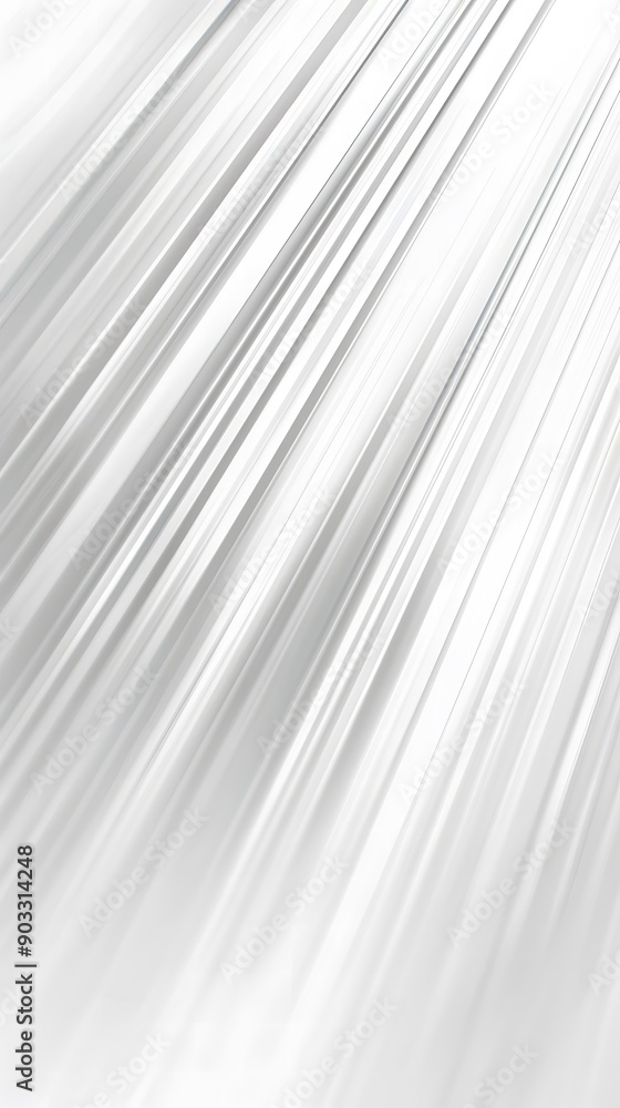 Fototapeta premium Simple White Gradient Background with Blurry Stripes