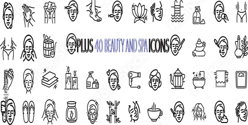 BEAUTY AND SPA EDITABLE ICON 
