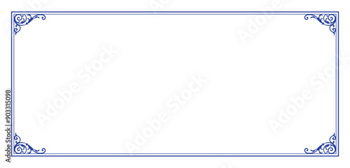 クリスマスモチーフのフレームデザインセット。ゴージャスでエレガントなデザイン素材
