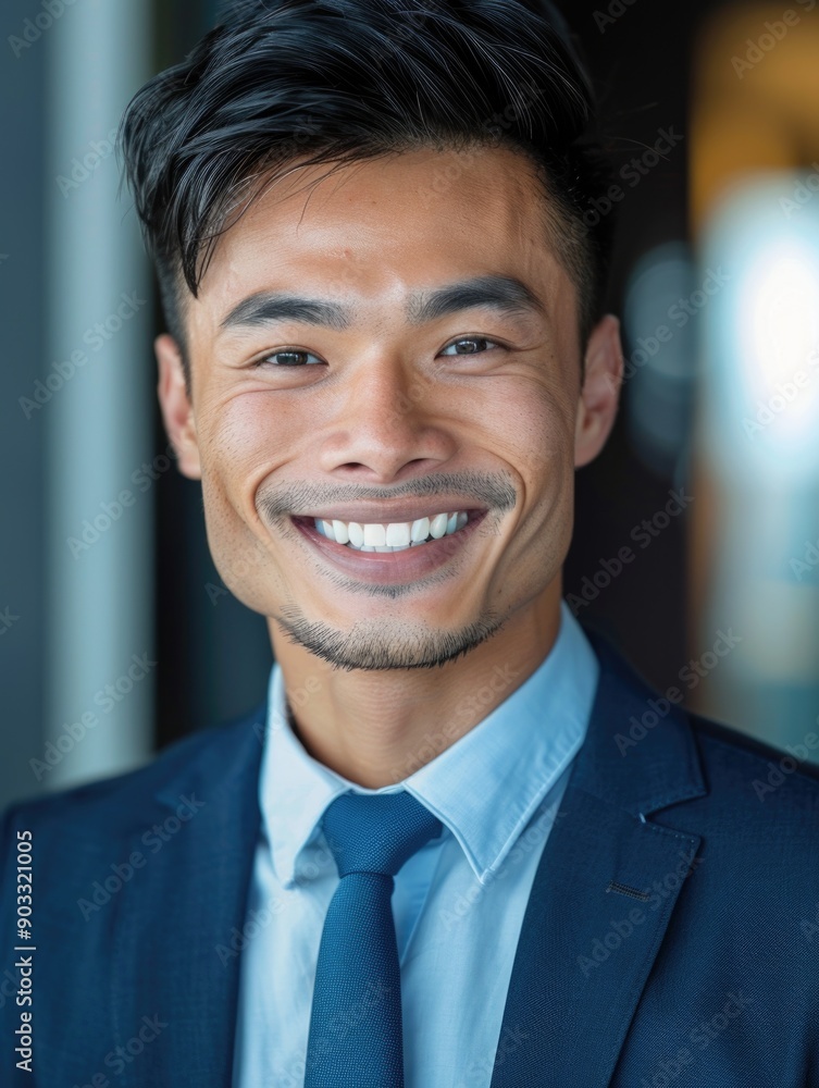 Businessman with a friendly expression, suitable for corporate or personal use Businessman with a friendly expression, suitable for corporate or personal use