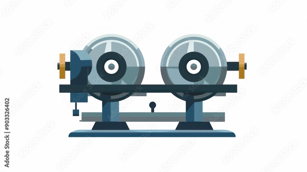 Circular saws on workbench for carpentry and construction projects in workshop environment Circular saws on workbench for carpentry and construction projects in workshop environment