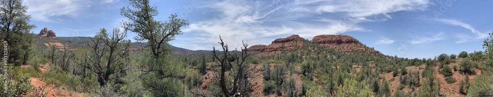Panoramic Landscapes Taken In Red Rock State Park Near Sedona, Arizona Panoramic Landscapes Taken In Red Rock State Park Near Sedona, Arizona