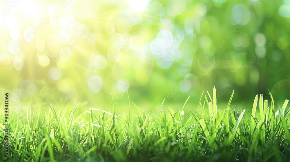 Green Grass with Blurred Background Green Grass with Blurred Background
